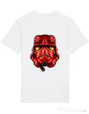 Tricou STANLEY STELLA barbat Helltrooperboy Alb 