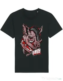Tricou STANLEY STELLA barbat Pig Saw Negru