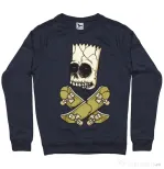 Bluza ADLER barbat Death of Skateboarder Denim inchis