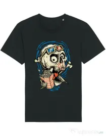 Tricou STANLEY STELLA barbat Skull Movie Negru