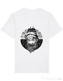Tricou STANLEY STELLA barbat Old Helmsman Alb