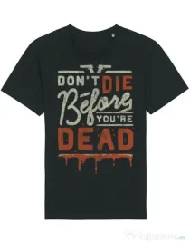 Tricou STANLEY STELLA barbat Dont die Negru