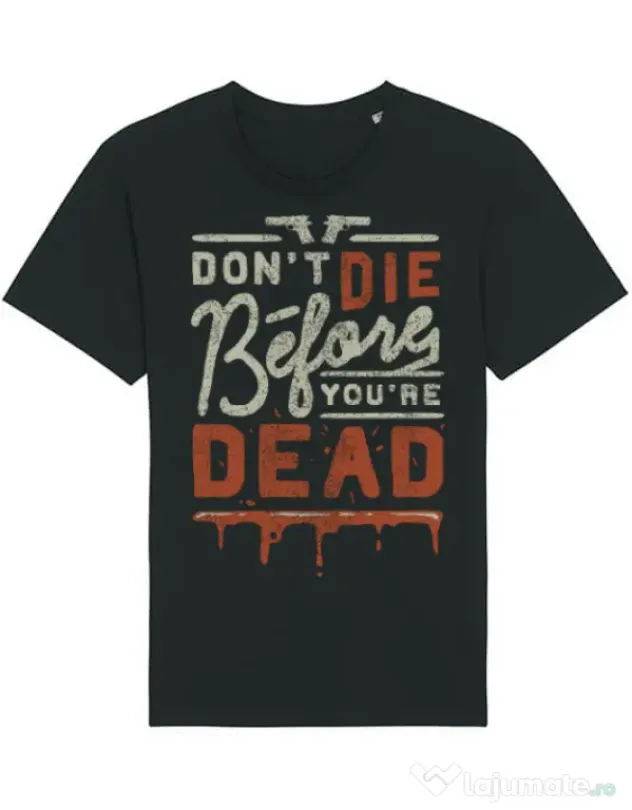 Tricou STANLEY STELLA barbat Dont die Negru