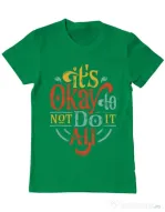 Tricou ADLER barbat Its ok Verde mediu