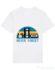 Tricou STANLEY STELLA barbat Never forget Alb