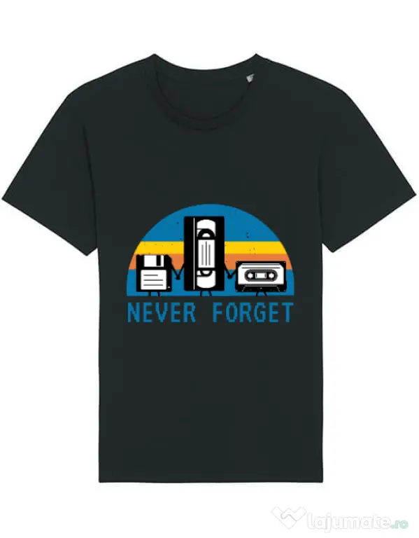 Tricou STANLEY STELLA barbat Never forget Negru