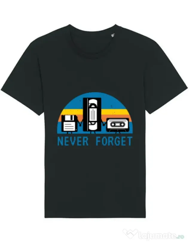 Tricou STANLEY STELLA barbat Never forget Negru