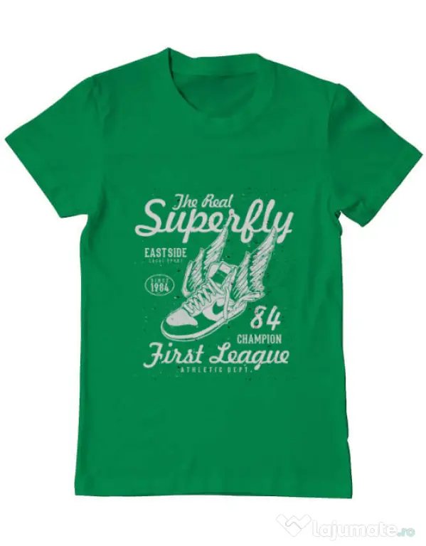Tricou ADLER barbat Superfly Verde mediu