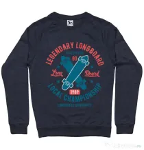 Bluza ADLER barbat Legendary Longboard Denim inchis