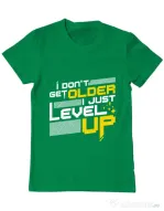 Tricou ADLER barbat I dont get older Verde mediu