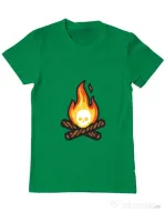 Tricou ADLER barbat Skullfire Verde mediu