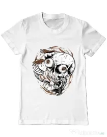 Tricou ADLER barbat Coffee Addict Alb