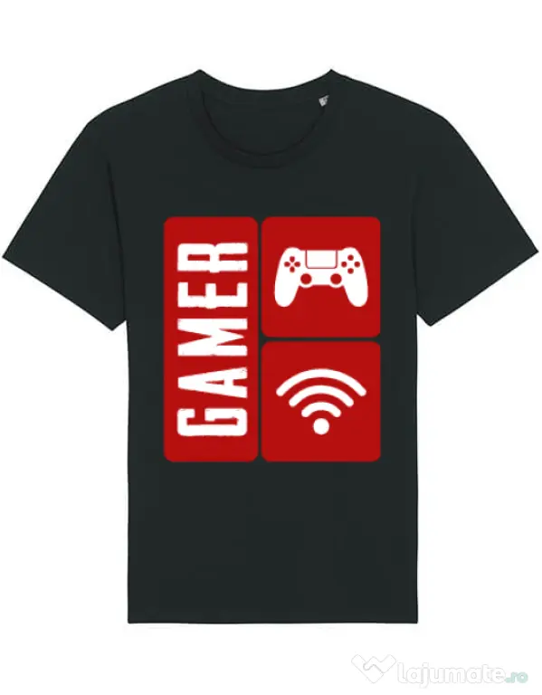 Tricou STANLEY STELLA barbat Gamer Negru