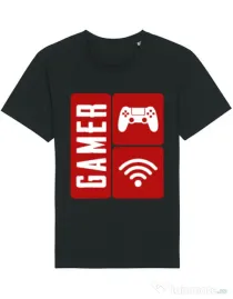 Tricou STANLEY STELLA barbat Gamer Negru