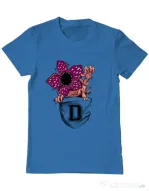 Tricou ADLER barbat Free hugs Albastru azuriu