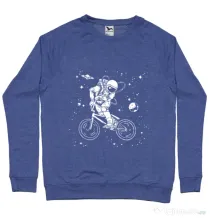 Bluza ADLER barbat Astronaut Bmx Albastru melanj
