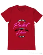 Tricou ADLER barbat Life isnt perfect Rosu