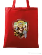 Sacosa din panza The Barbarian Rosu