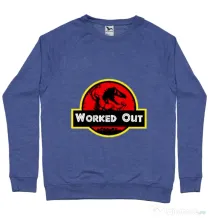 Bluza ADLER barbat Worked Out Albastru melanj
