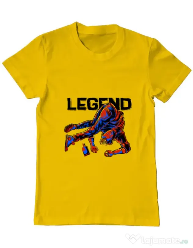 Tricou ADLER barbat LEGEND Galben