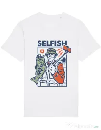 Tricou STANLEY STELLA barbat SELFISH Alb