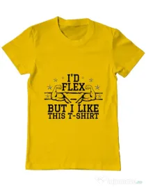 Tricou ADLER barbat I like this tshirt Galben