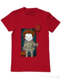 Tricou ADLER barbat Little clown Rosu