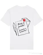 Tricou STANLEY STELLA barbat Incearca o scrisoare Alb