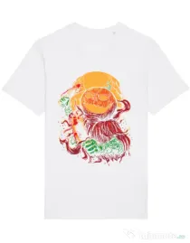 Tricou STANLEY STELLA barbat Pumpkinhead Butcher Alb