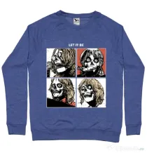 Bluza ADLER barbat Let it be Albastru melanj