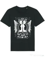 Tricou STANLEY STELLA barbat The best men are born as Gemini Negru