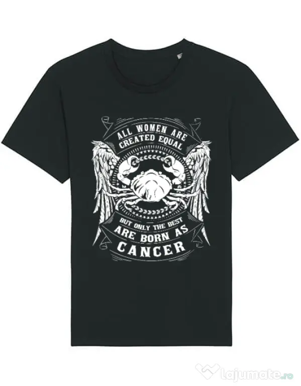 Tricou STANLEY STELLA barbat The best women are born as Cancer Negru