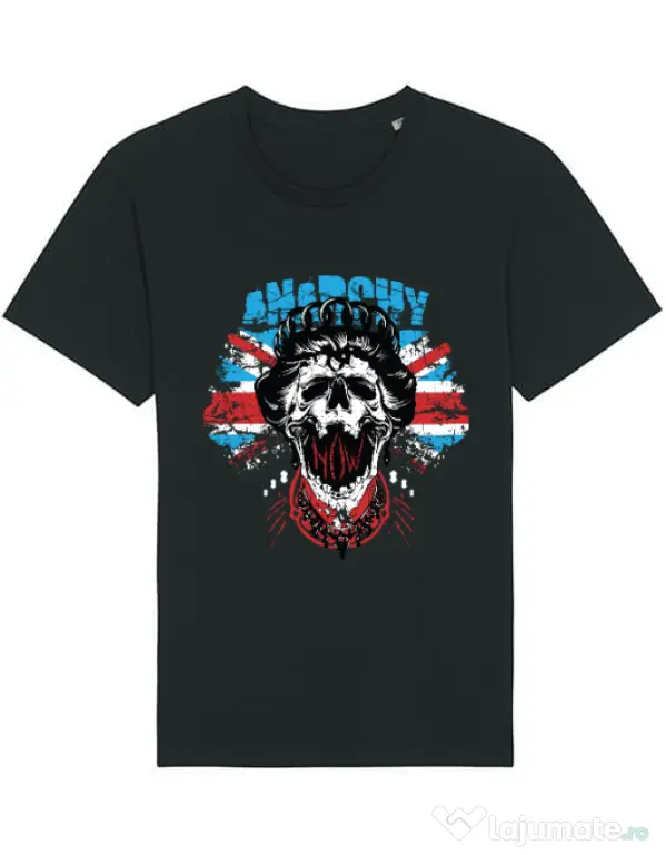 Tricou STANLEY STELLA barbat Anarchy queen Negru