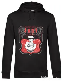 Hoodie barbat cu gluga Ahoy sailor Negru