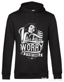 Hoodie barbat cu gluga Bob tells me Negru