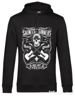 Hoodie barbat cu gluga Death proof II Negru