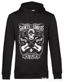 Hoodie barbat cu gluga Death proof II Negru