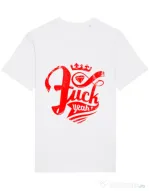 Tricou STANLEY STELLA barbat Fuck yeah Alb