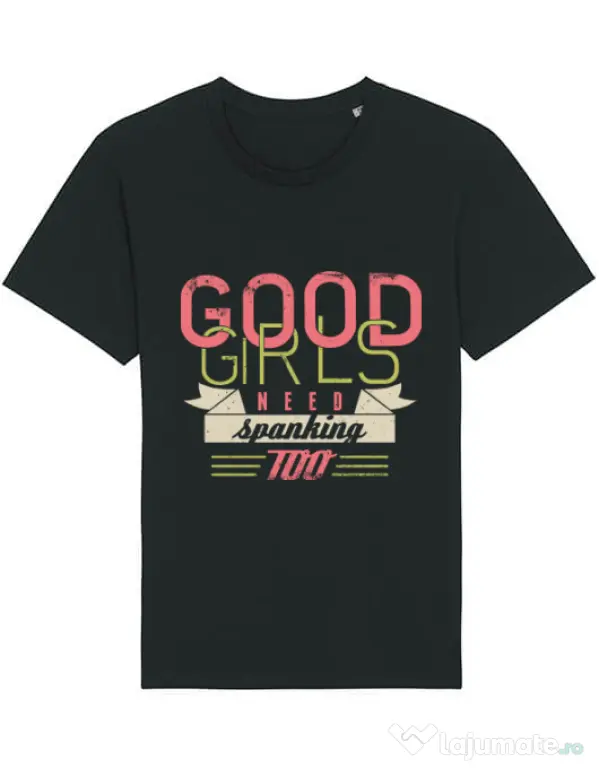 Tricou STANLEY STELLA barbat Good girls need spanking Negru