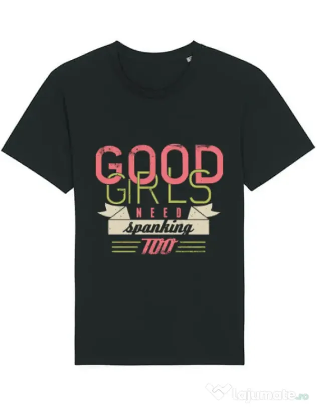 Tricou STANLEY STELLA barbat Good girls need spanking Negru