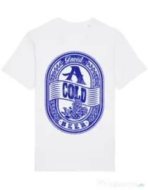 Tricou STANLEY STELLA barbat I need beer Alb