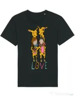 Tricou STANLEY STELLA barbat Giraffes love Negru