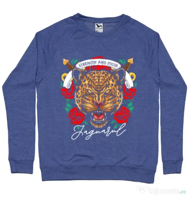 Bluza ADLER barbat Strenght and focus Albastru melanj