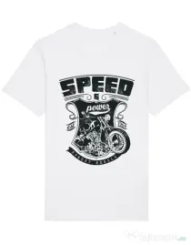 Tricou STANLEY STELLA barbat Speed and power Alb