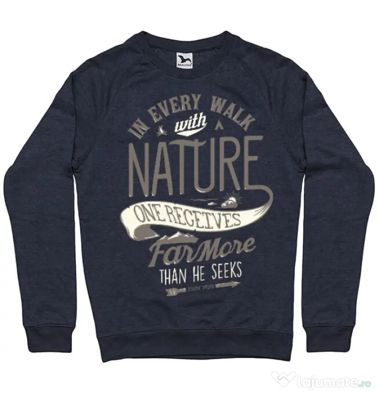 Bluza ADLER barbat Walk of nature Denim inchis