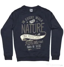 Bluza ADLER barbat Walk of nature Denim inchis