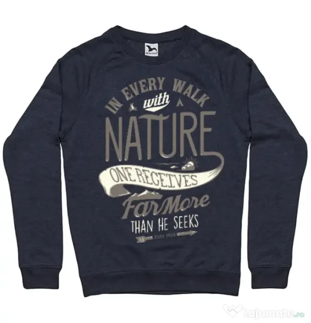 Bluza ADLER barbat Walk of nature Denim inchis