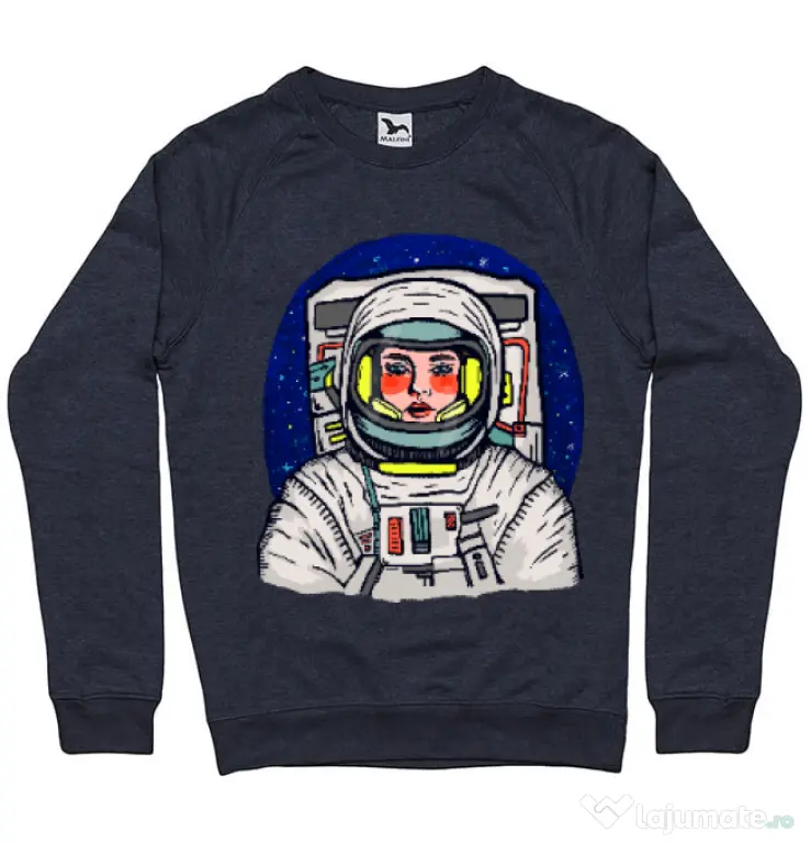 Bluza ADLER barbat I need some space Denim inchis
