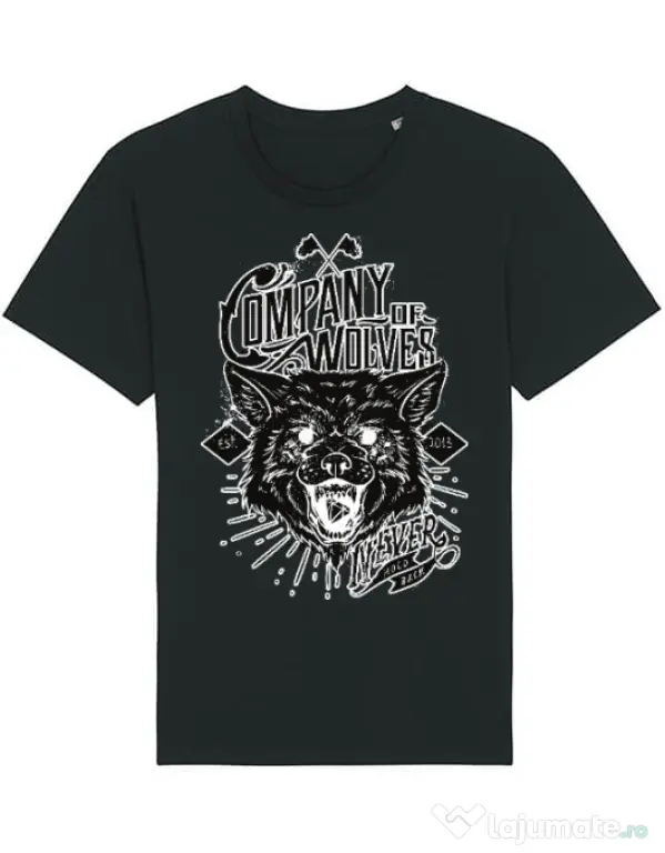 Tricou STANLEY STELLA barbat Company of wolves Negru