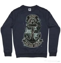 Bluza ADLER barbat The anchor drops Denim inchis